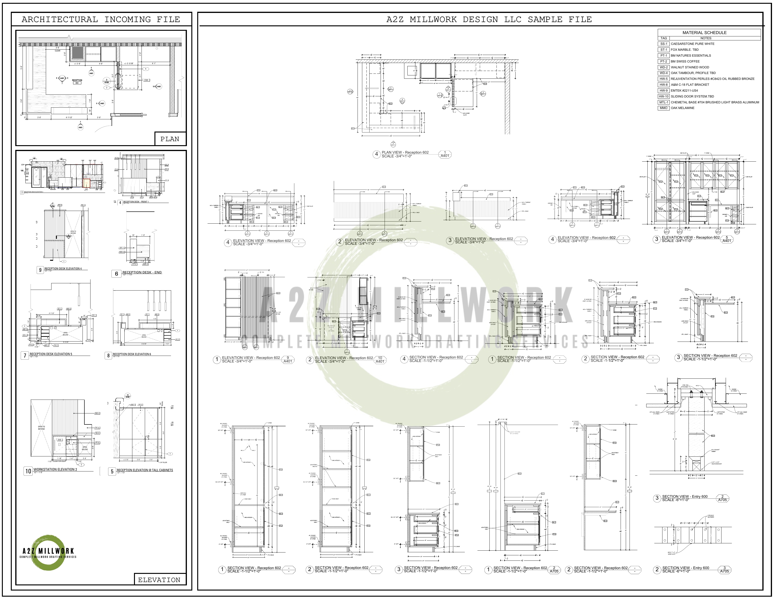 A2Z Millwork Design LLC: Millwork Solutions | Services For Drafting